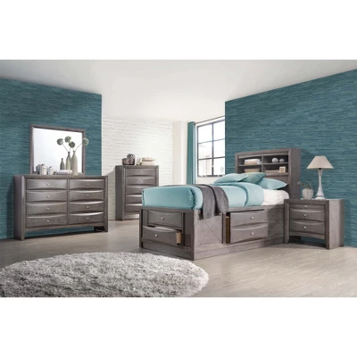 Madison Storage Bed Gray - Picket House Furnishings 2 Madison Storage Bed Gray - Picket House Furnishings - Image 2