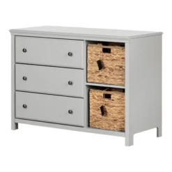 Cotton Candy 3 Drawer Dresser With Baskets - South Shore 16 Cotton Candy 3 Drawer Dresser With Baskets - South Shore -DreamNest Store GUEST 6747e210 e59b 4290 9da2 f1bf14ebe3a6