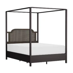 Melanie Wood And Metal Canopy Bed Oiled Bronze - Hillsdale Furniture 26 Melanie Wood And Metal Canopy Bed Oiled Bronze - Hillsdale Furniture -DreamNest Store GUEST 678369b9 1c83 4d16 8acf 07d557687ec8