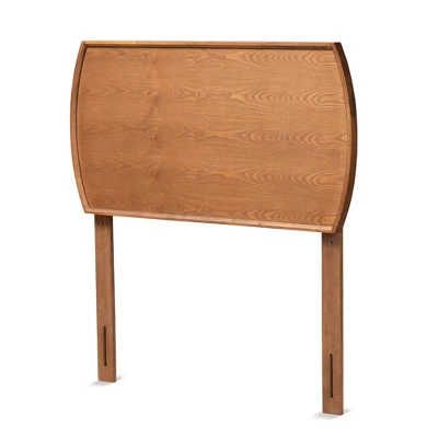 Laurien Wood Headboard Walnut - Baxton Studio 1 Laurien Wood Headboard Walnut - Baxton Studio