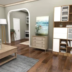 Wood And Metal Mirror Chest Silver/Gray - Olivia & May -DreamNest Store GUEST 69d40215 81b0 4294 a52c 8d9c6a6567a4