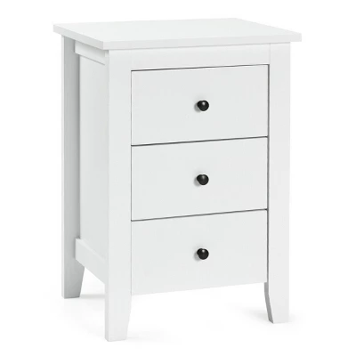2PCS Nightstand End Beside Table Drawers Modern Storage Bedroom Furniture White 5 2PCS Nightstand End Beside Table Drawers Modern Storage Bedroom Furniture White - Image 5