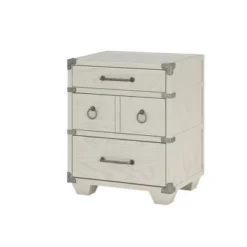 22" Orchest 3 Drawer Nightstand Gray - Acme Furniture