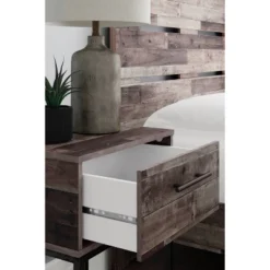 Neilsville Nightstand Black/Gray/Beige - Signature Design By Ashley -DreamNest Store GUEST 6b9a66a5 15e6 4dfc 908f 18a7e0b02901