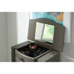 Sedalia Jewelry Armoire Gray - Powell Company -DreamNest Store GUEST 6c1bfca2 af72 42b8 a2b9 c8f419fff484