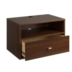 Floating 1 Drawer Nightstand With Open Shelf - Prepac -DreamNest Store GUEST 6c6486af 7922 4d02 829f 669237436600