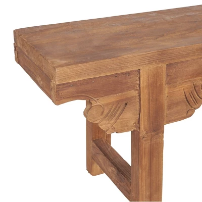 Ellen Mindi Wood Bench Brown - East At Main 5 Ellen Mindi Wood Bench Brown - East At Main - Image 5