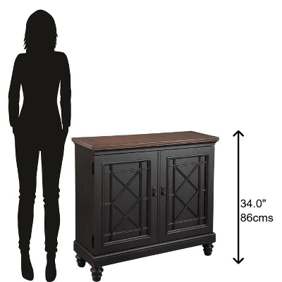 Hekman 27735 Hekman Black Chest With Burnished Brown Top 2-7735 Special Reserve 1 Hekman 27735 Hekman Black Chest With Burnished Brown Top 2-7735 Special Reserve