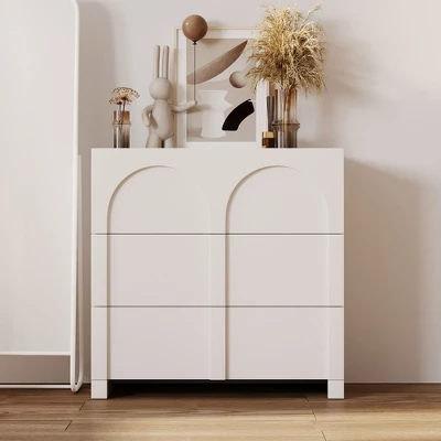 Modern Dresser With Arch Design, Sideboard Cabinet With Storage Spaces-ModernLuxe 1 Modern Dresser With Arch Design, Sideboard Cabinet With Storage Spaces-ModernLuxe