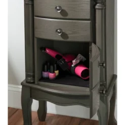 Sedalia Jewelry Armoire Gray - Powell Company -DreamNest Store GUEST 6e142337 ae35 4300 b842 036b6b17f1b3