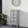 Vintage Metal Cabinet Gray - Olivia & May