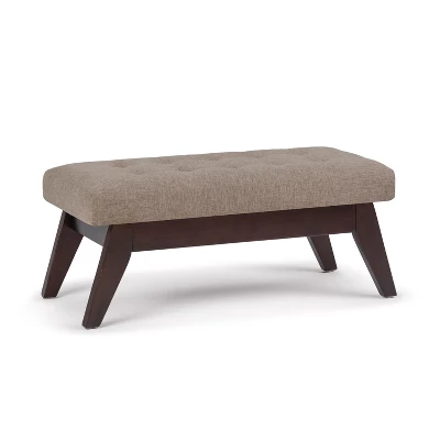 40" Tierney Mid-Century Tufted Ottoman Bench - WyndenHall 11 40" Tierney Mid-Century Tufted Ottoman Bench - WyndenHall - Image 11