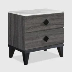 Micah 2 Drawer Nightstand - Adore Decor -DreamNest Store GUEST 6e71e03a e547 4b83 aef2 4b386cea1206