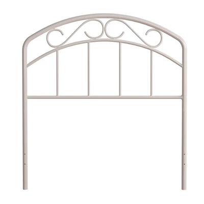 Jolie Metal Arched Scroll Design Headboard And Bed Frame White - Hillsdale Furniture 8 Jolie Metal Arched Scroll Design Headboard And Bed Frame White - Hillsdale Furniture - Image 8