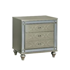 2pc La Mesa Nightstand And Dresser Set Silver - HOMES: Inside + Out