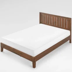 Vivek Deluxe Wood Platform Bed With Headboard - Zinus -DreamNest Store GUEST 6eea5999 c972 45d8 b658 84e42c3d3f44