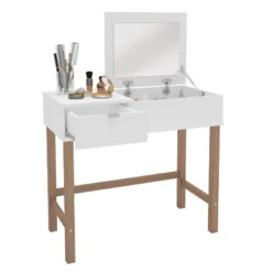 Aspen Pull Top Vanity White - Polifurniture -DreamNest Store GUEST 6f09e137 b301 4a4d ad91 2972460cd31a