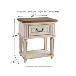 Realyn One Drawer Nightstand Chipped - Signature Design By Ashley 13 Realyn One Drawer Nightstand Chipped - Signature Design By Ashley -DreamNest Store GUEST 6f14e359 6034 4cf2 b02e c010f37429a6