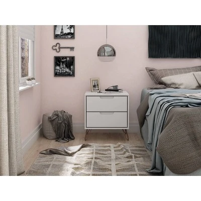 2.0 Rockefeller Nightstand - Manhattan Comfort 1 2.0 Rockefeller Nightstand - Manhattan Comfort