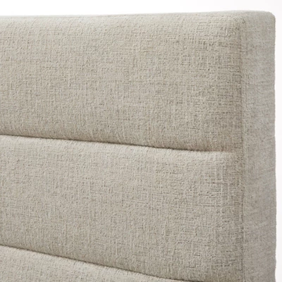 Queen Raquel Channel Upholstered Headboard - Lifestorey 3 Queen Raquel Channel Upholstered Headboard - Lifestorey - Image 3