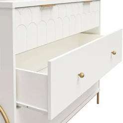 Anastasia 4 Drawer Dresser With Hutch White - CosmoLiving By Cosmopolitan -DreamNest Store GUEST 714a18f4 5448 475b 91a3 392bff3a554b