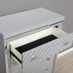 6pc Tenaya Bedroom Set Silver/Gray - HOMES: Inside + Out -DreamNest Store GUEST 7182d5fb ff26 438c 83eb a80a27009da1