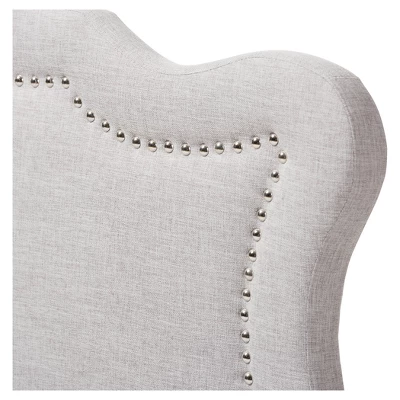 Queen Avery Modern And Contemporary Fabric Headboard Gray - Baxton Studio 2 Queen Avery Modern And Contemporary Fabric Headboard Gray - Baxton Studio - Image 2