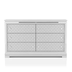 5pc Tenaya Bedroom Set Silver/Gray - HOMES: Inside + Out -DreamNest Store GUEST 72be4f0d d349 4b69 8f67 296ca9c3408e