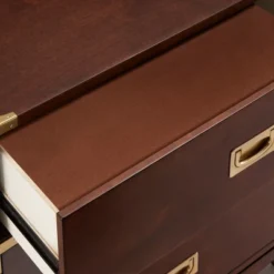 Borden Campaign 3-Drawer Nightstand - Inspire Q -DreamNest Store GUEST 7368eb0e 3ab9 409d bec5 f85b6e9ecda1