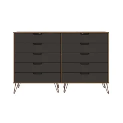 Rockefeller 10 Drawer Double Tall Dresser - Manhattan Comfort -DreamNest Store GUEST 73b6e4e4 44c6 499f a453 b65d7a5ea4b5