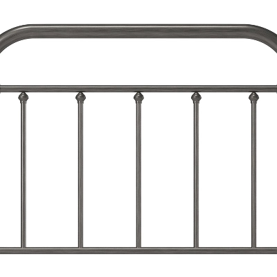 King Kirkland Metal Headboard With Frame Aged Pewter - Hillsdale Furniture 11 King Kirkland Metal Headboard With Frame Aged Pewter - Hillsdale Furniture - Image 11