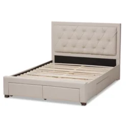 Baxton Studio Aurelie Modern And Contemporary Fabric Upholstered Storage Bed -DreamNest Store GUEST 74645abf e985 4bdf ac51 3ea75f24736e