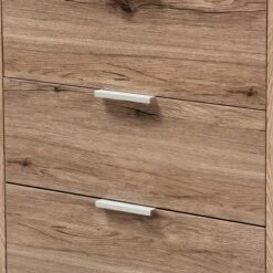 Laverne Modern And Contemporary Oak Finished 4 Drawer Chest Brown - Baxton Studio -DreamNest Store GUEST 74c1a4a9 249a 492f 9f8c 1da79c993a5b