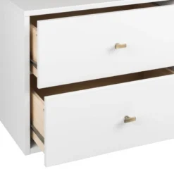 Floating 4 Drawers Dresser White - Prepac -DreamNest Store GUEST 74c25e74 df77 4188 a0fe 2896173fb6cf