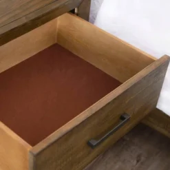 5pc King Aurora Mid Century Bedroom Set Brown - Abbyson Living -DreamNest Store GUEST 74dda516 a993 4a1e b331 f3dc280e355b 1