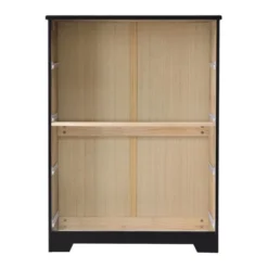 Better Home Products Isabela Solid Pine Wood 4 Drawer Chest Dresser In Black -DreamNest Store GUEST 75005214 49bd 4a20 a007 90522b97799f