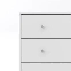 Wood Portland 5 Drawer Chest In White-Tvilum -DreamNest Store GUEST 750efcc3 72ad 47ab ac52 163e8ebd2244