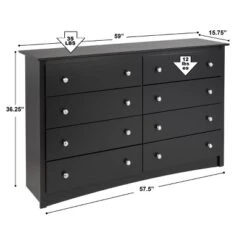 Sonoma 8 Drawer Dresser - Prepac 18 Sonoma 8 Drawer Dresser - Prepac -DreamNest Store GUEST 75acc1d3 b838 4fdd 81b1 a8eae467ed9a