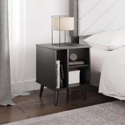 Warson Mid-Century Cubby Style Nightstand - Boyd Sleep Eco Dream 2 Warson Mid-Century Cubby Style Nightstand - Boyd Sleep Eco Dream - Image 2