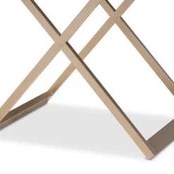 1 Drawer Patricia Brass Tone Metal Nightstand - Baxton Studio 15 1 Drawer Patricia Brass Tone Metal Nightstand - Baxton Studio -DreamNest Store GUEST 7659b02b 71c2 4a20 8844 b87c8365180d