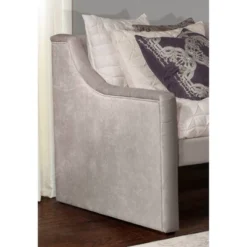 Twin Jaylen Upholstered Daybed Silver Fabric - Hillsdale Furniture -DreamNest Store GUEST 7691235d 4282 4438 b152 17e40cee0716