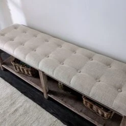 Wixam Tufted Bench Beige/Brown - HOMES: Inside + Out 8 Wixam Tufted Bench Beige/Brown - HOMES: Inside + Out -DreamNest Store GUEST 769c7baa 1998 4e77 af82 aef4175a6463