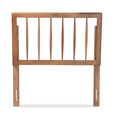 Valin Wood Headboard Walnut - Baxton Studio 1 Valin Wood Headboard Walnut - Baxton Studio