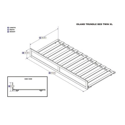 Twin XL Trundle Bed Espresso - AFI 5 Twin XL Trundle Bed Espresso - AFI - Image 5