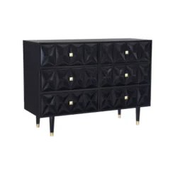6 Drawer Geo Textured Dresser - Linon -DreamNest Store GUEST 77d76f8c e7d5 4a4e 8794 86d6fce2a3ea