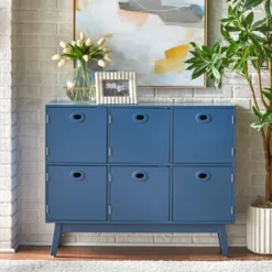 Jamie Storage Cabinet Blue - Buylateral