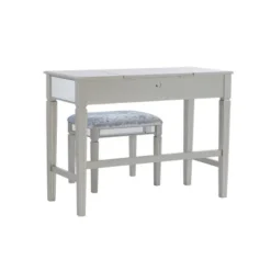 Madison Silver Vanity Set Silver - Linon -DreamNest Store GUEST 78203bb7 f205 4e6a 8f48 1fc14d28e45e