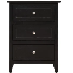 Passion Furniture Daniel 3-Drawer Nightstand (25 In. H X 15 In. W X 19 In. D) -DreamNest Store GUEST 78a56bc7 4094 4a3a 85a1 04c3df6af4db