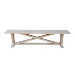 Alexa Bench Natural Wood - International Concepts