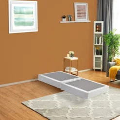 Continental Sleep, 8-Inch Fully Assembled Wood Split Traditional Box Spring/Foundation For Mattress Set,